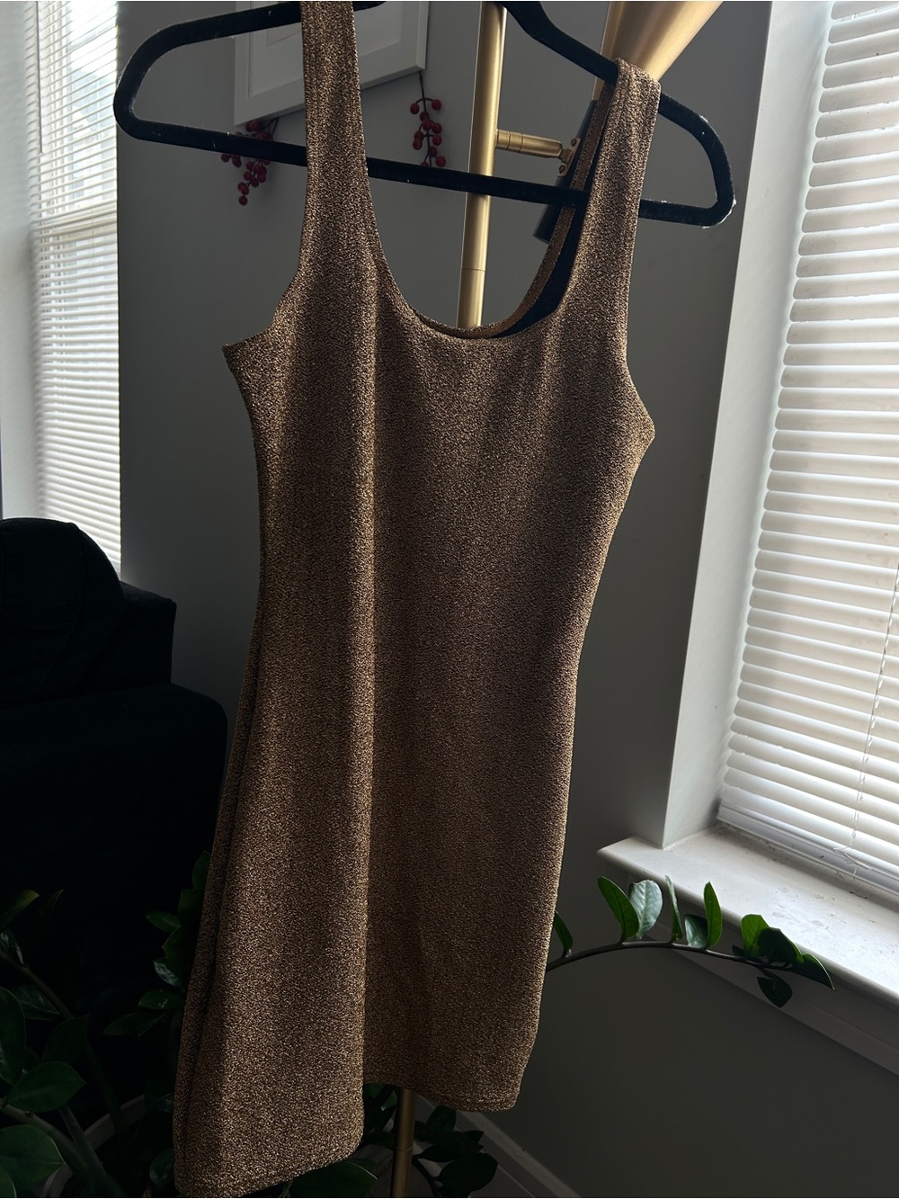 South Beach Women's Gold Mini Dress
